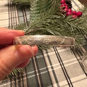 James Avery Silver Engraved Child’s Bangle Bracelet